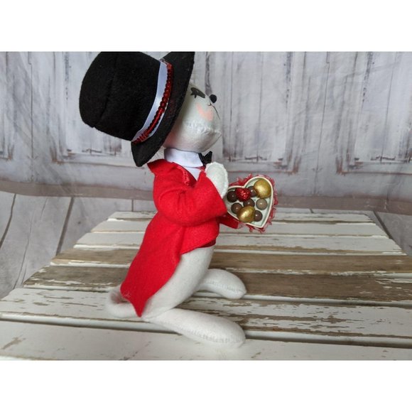Annalee 2008 Valentine’s Day Sweetheart Boy Mouse - Picture 4 of 7
